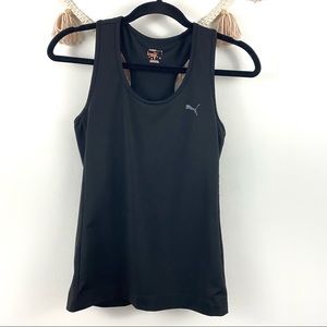 Puma Racer Back Athletic Active Tank Top SZ S